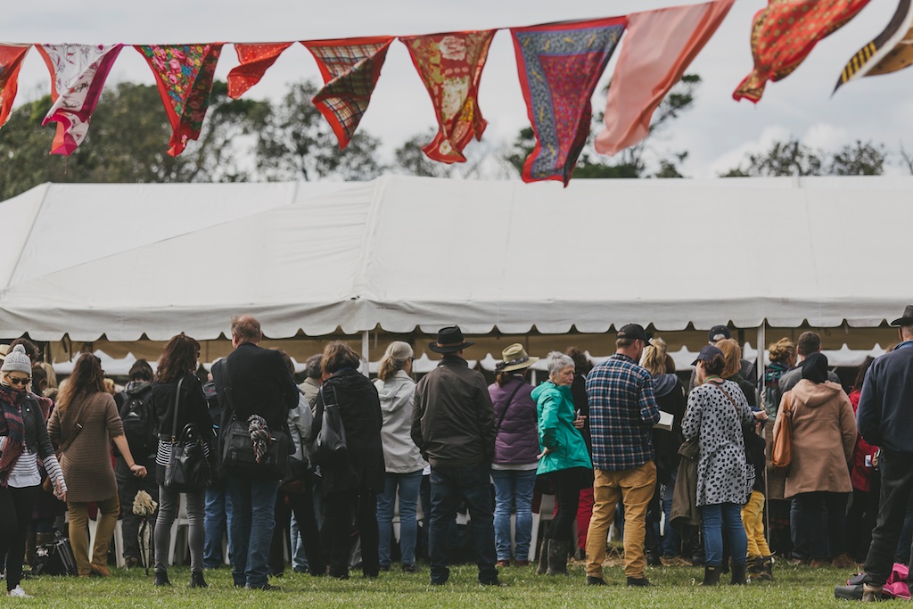 Grey skies did not deter  -pic Kate Holmes