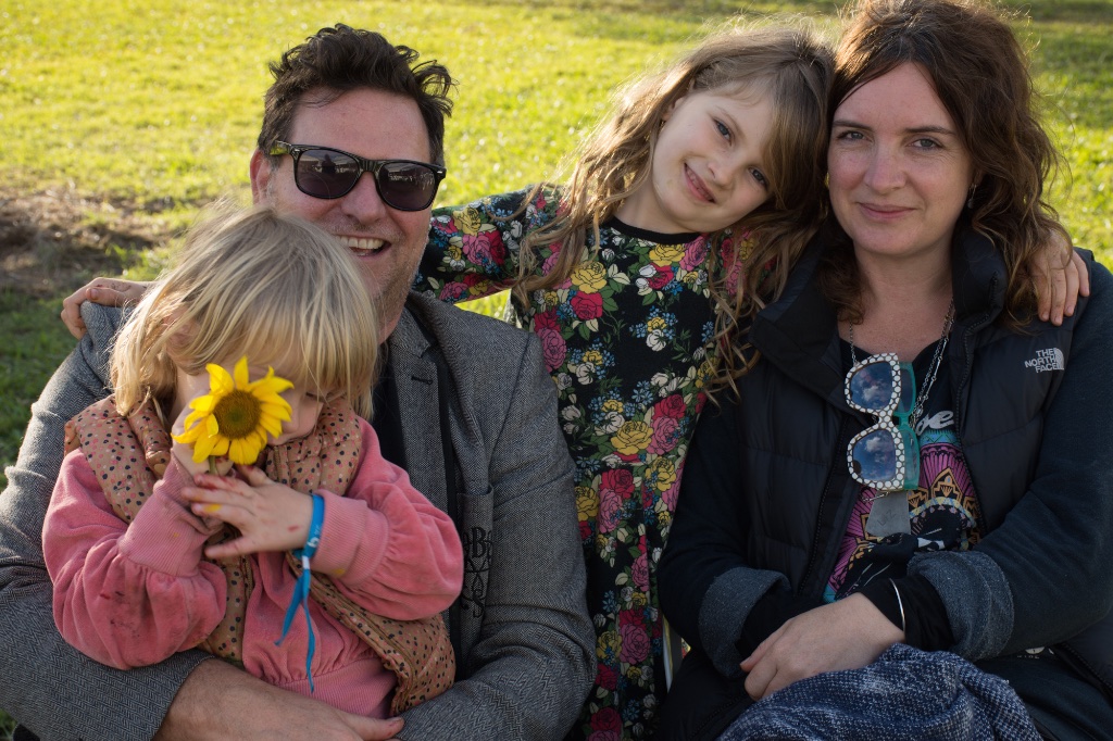 Mayor Simon Richardson and family -pic Kirra Pendergast