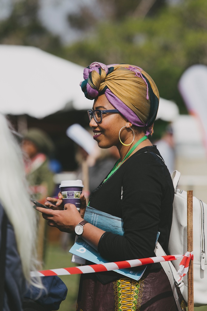 The impeccably dressed Yassmin Abdel-Magdied -pic Kate Holmes
