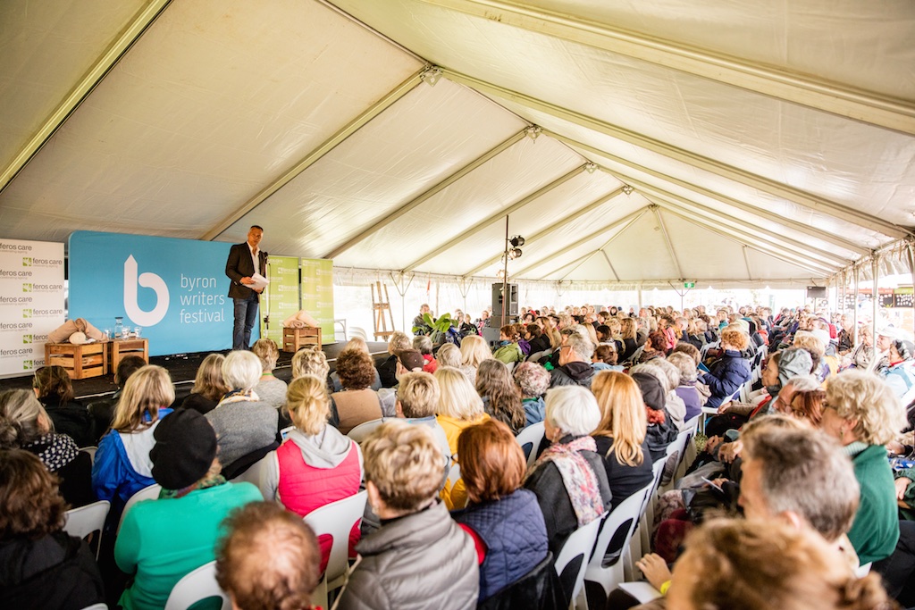 History in the making? Stan Grant delivers the Thea Astley lecture -pic Evan Malcolm