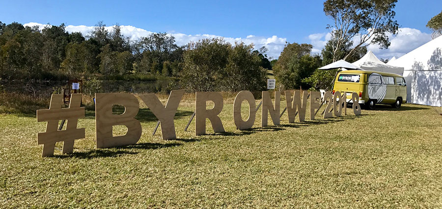 Twitter hashtag #byronwf2018